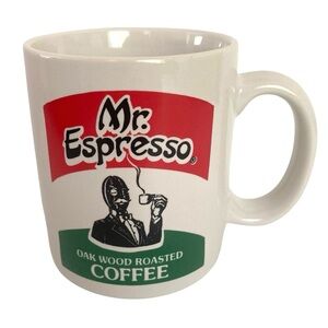 Mr. Espresso Vintage Ceramic Coffee Mug